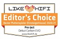 «Выбор редакции» по версии журнала Like HiFi (Германия)